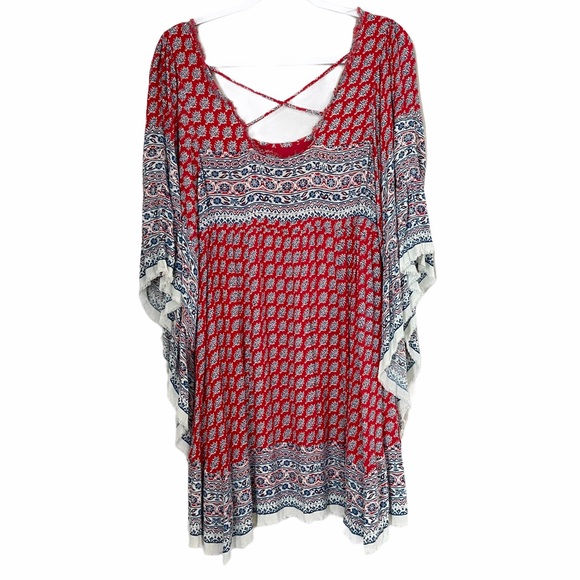 Free People Heart of Gold Caftan Boho dress - Picture 10 of 11